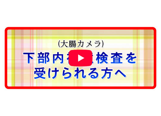 下部内視鏡検査を受けられる方へ（約3分）