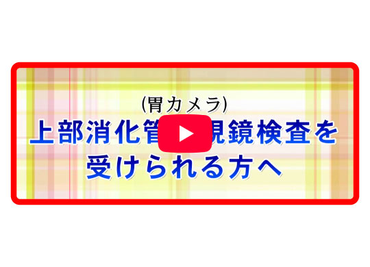 上部消化管内視鏡検査を受けられる方へ（約5分）