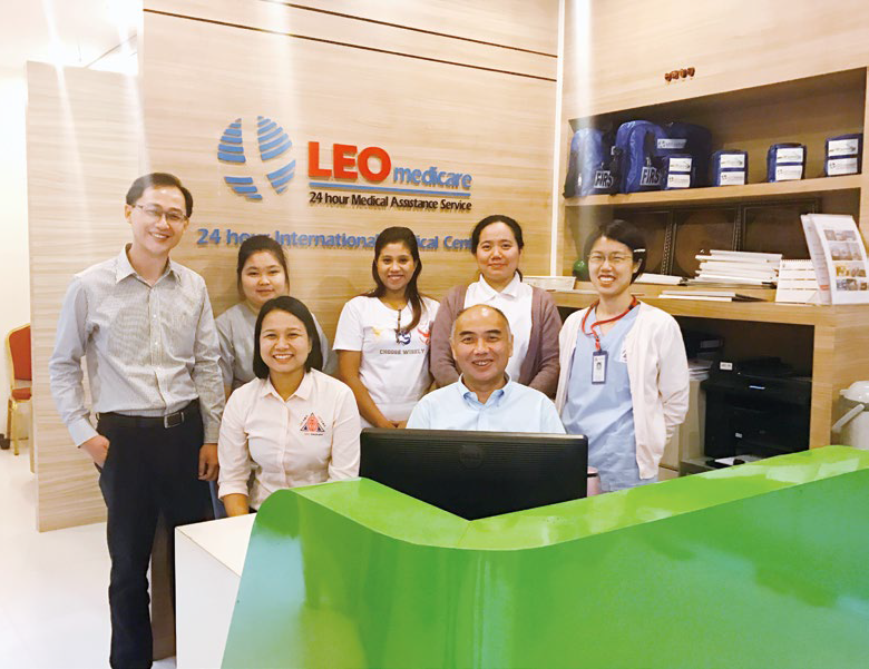 レオ・メディケアと大雄会のスタッフ