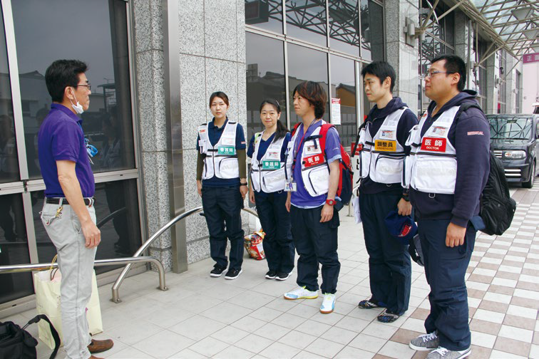 熊本地震の被災地に派遣されたDMAT