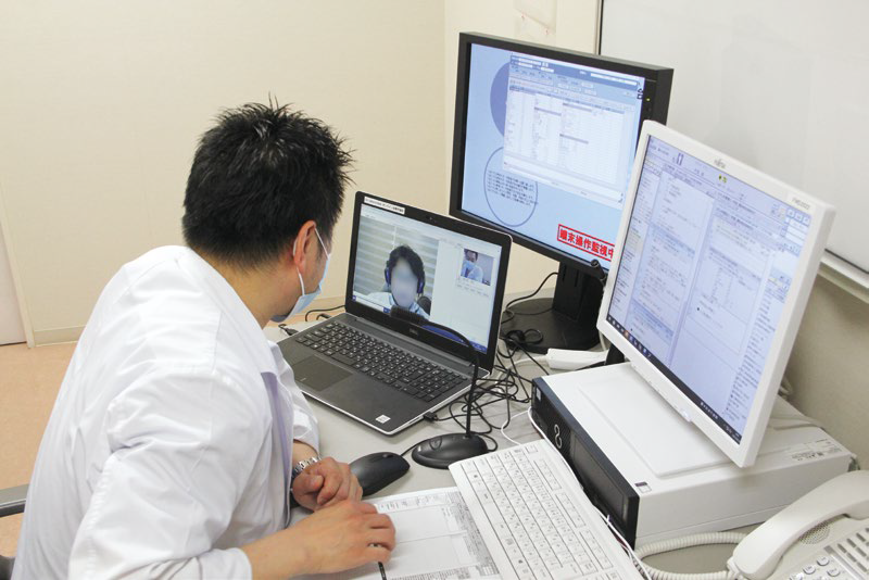 オンライン診療風景